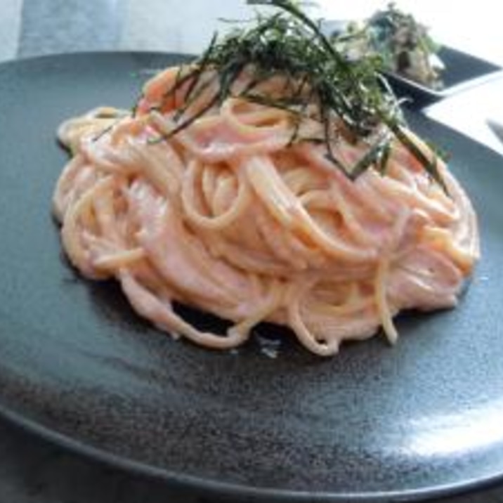 牛乳で簡単 明太子クリームパスタ レシピ 作り方 By Ponrinn 楽天レシピ